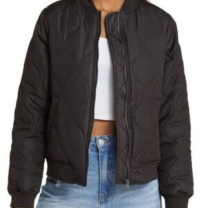 Black Quilted Women's Jacket